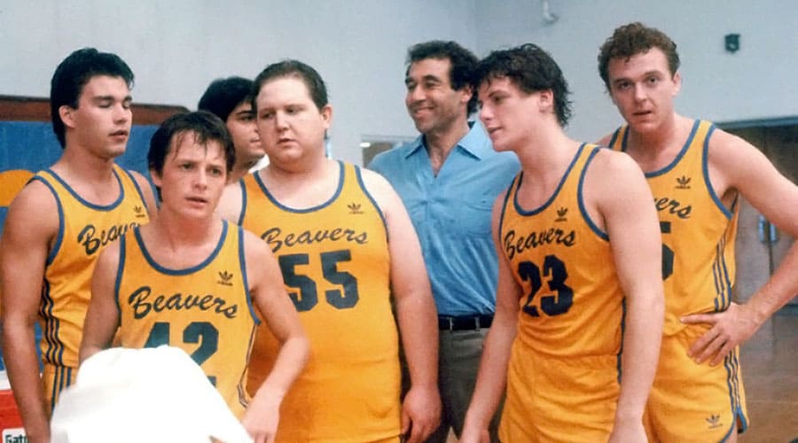 Marty Howard con la sua squadra di basketball